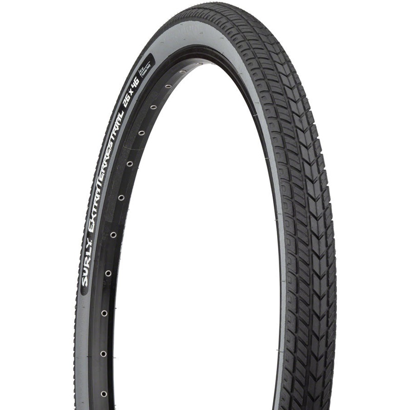 Surly ExtraTerrestrial Tire – 26 x 46c Tubeless Folding Black/Slate 60tpi