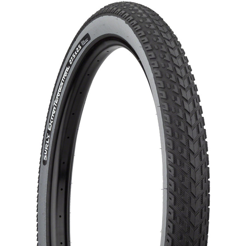 Surly ExtraTerrestrial Tire – 27.5 x 2.5 Tubeless Folding Black/Slate 60tpi