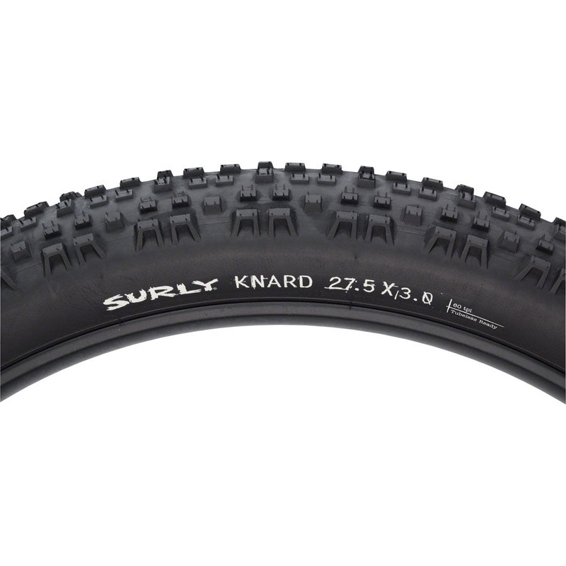 Surly Knard Tire – 27.5 x 3 Tubeless Folding Black 60tpi
