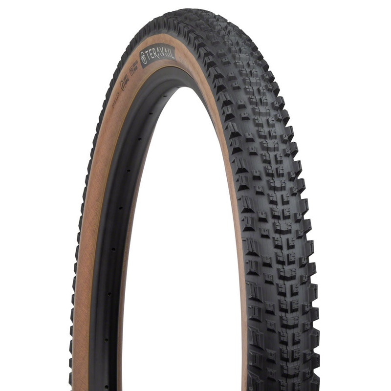 Teravail Ehline Tire – 27.5 x 2.5 Tubeless Folding Tan Light and Supple