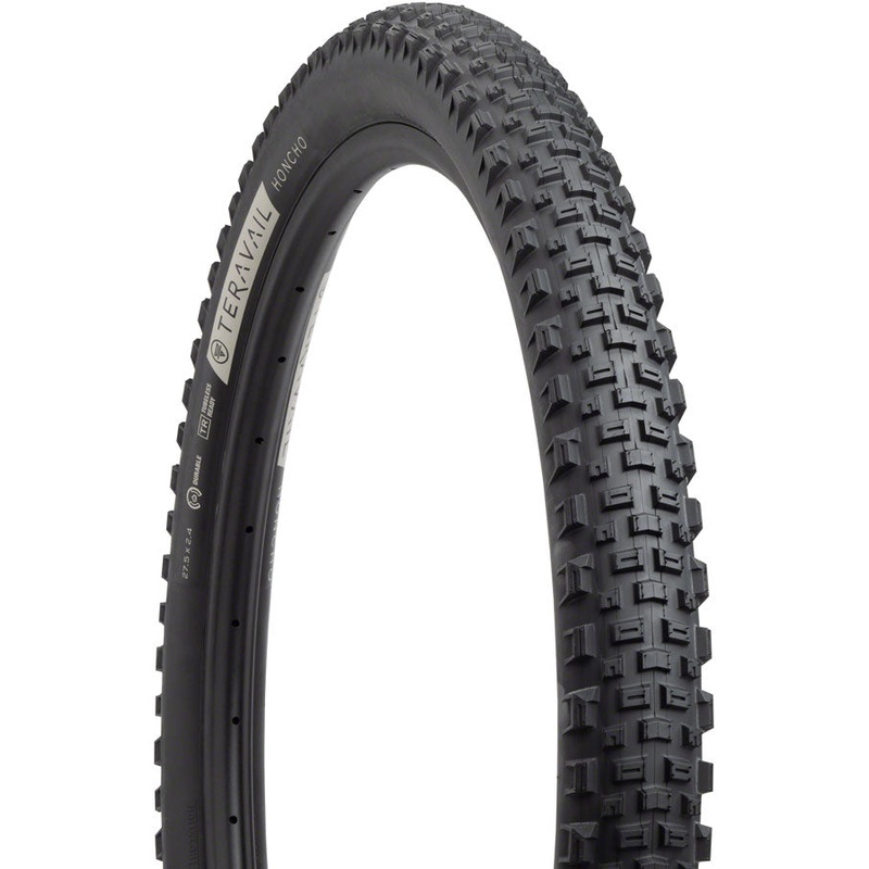 Teravail Honcho Tire – 27.5 x 2.4 Tubeless Folding BLK Light Supple Grip Compound