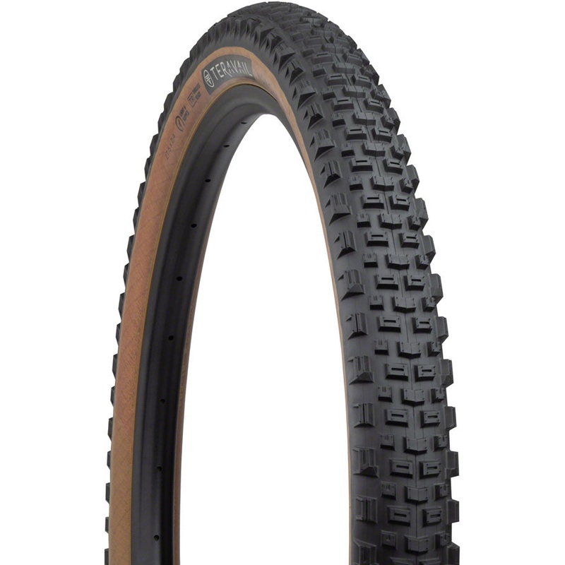 Teravail Honcho Tire – 27.5 x 2.4 Tubeless Folding Tan Light Supple Grip Compound