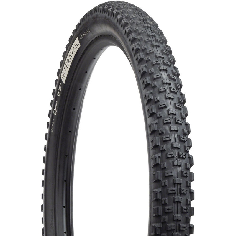 Teravail Honcho Tire – 27.5 x 2.6 Tubeless Folding BLK Durable Grip Compound