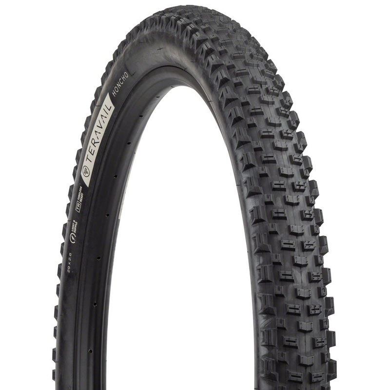 Teravail Honcho Tire – 29 x 2.6 Tubeless Folding Black Durable Grip Compound