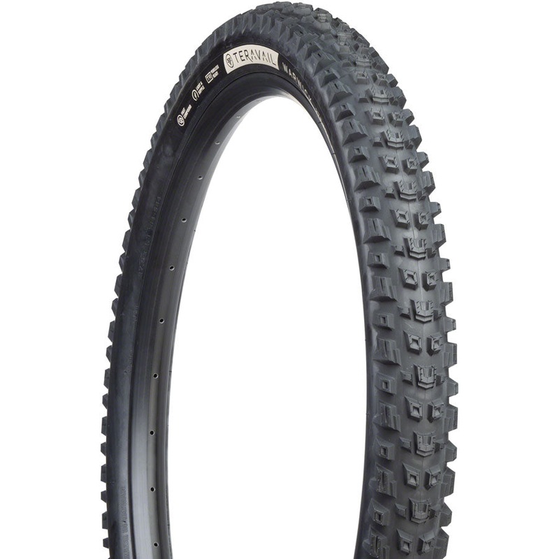 Teravail Warwick Tire – 27.5 x 2.5 Tubeless Folding BLK Durable Grip Compund