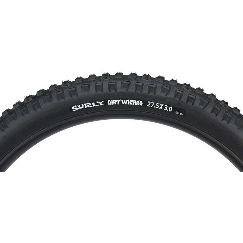 Surly Dirt Wizard Tire – 27.5 x 3.0 Tubeless Folding Black 60tpi