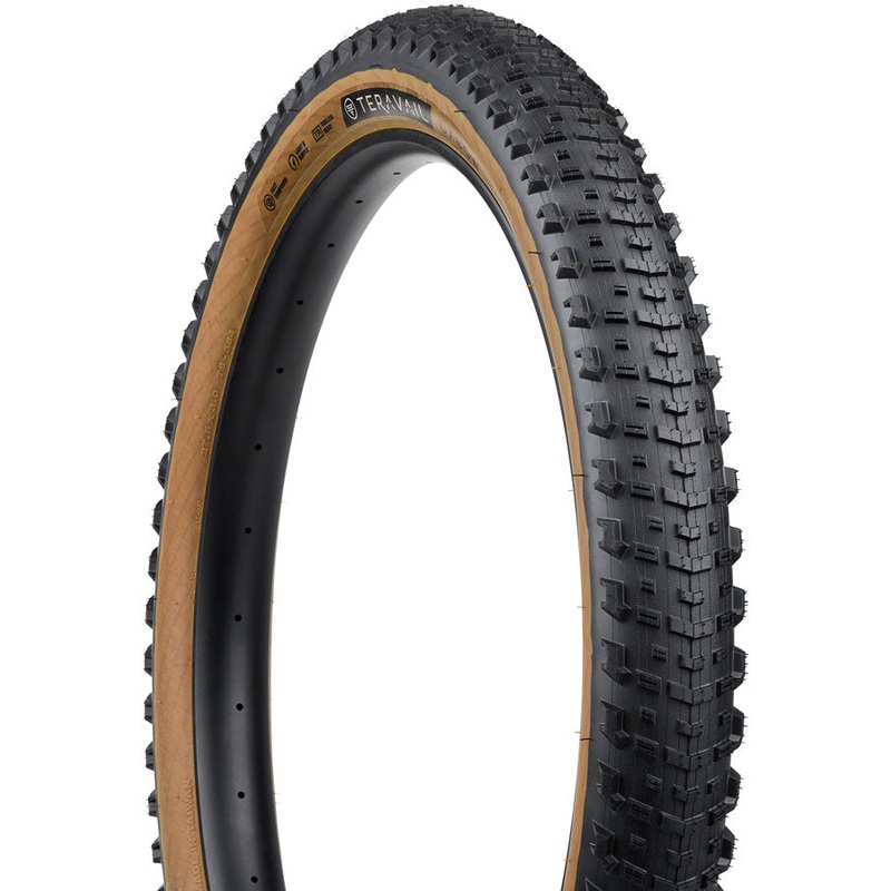 Teravail Oxbow Tire – 27.5 x 3 Tubeless Folding Tan Light and Supple