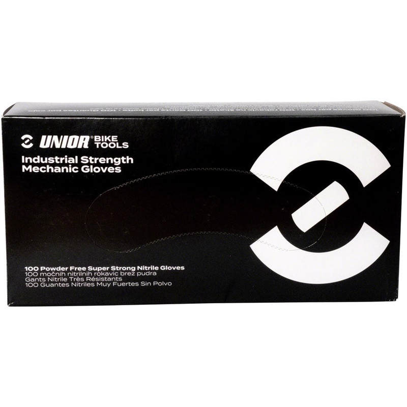 Unior Industrial Strength Nitrile Mechanic Gloves – Box 100 Medium