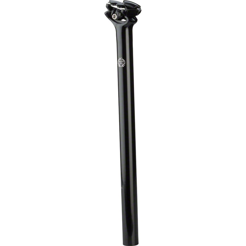 Velo Orange Grand Cru Seatpost: 0 Setback 27.2mm 400mm Black