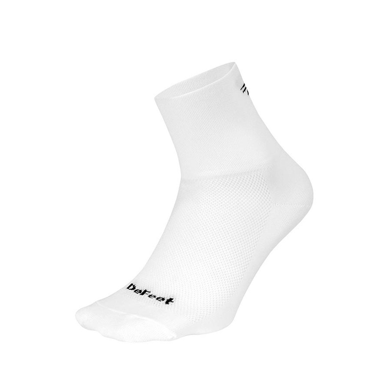 DeFeet Aireator 2-3″ Cuff Socks White XL Pair