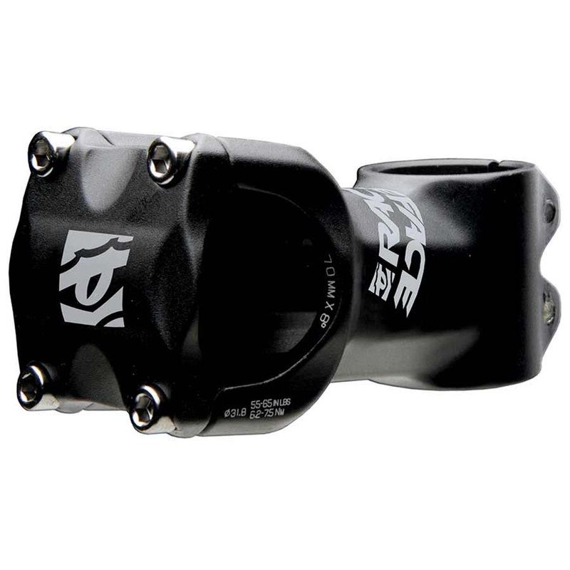 RaceFace Ride XC Stem – 70mm 31.8 Clamp +/-6 1 1/8″ Aluminum Black