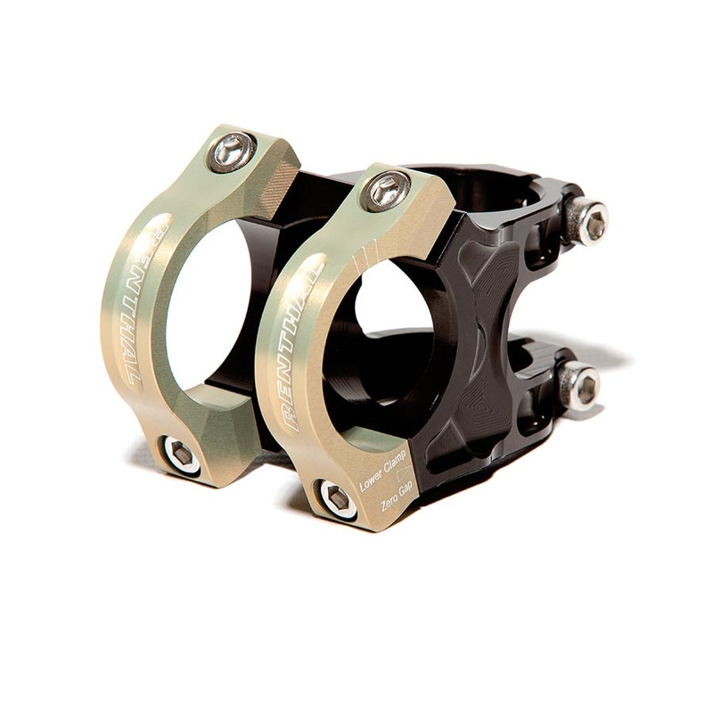 Renthal Apex Stem – 40mm 31.8 Clamp +/-6 1 1/8″ Aluminum Black/Gold