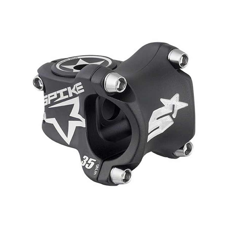 Spank Spike Race 2 Stem – 35mm 31.8 Clamp +/-0 1 1/8″ Aluminum Black