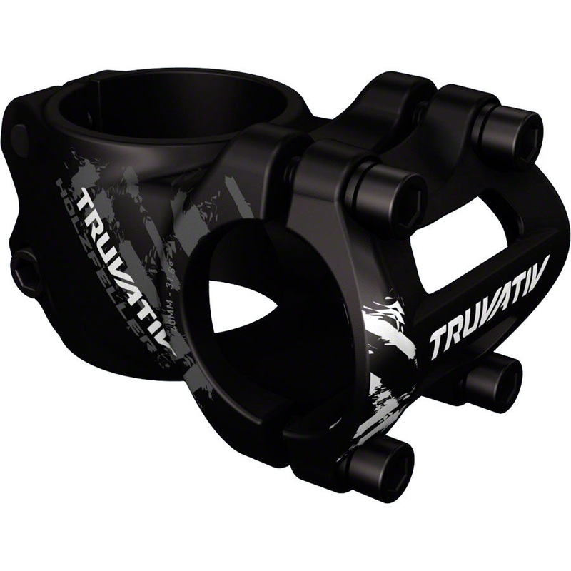 TruVativ Holzfeller Stem – 50mm 31.8 Clamp +/-0 1 1/8″ Aluminum Black