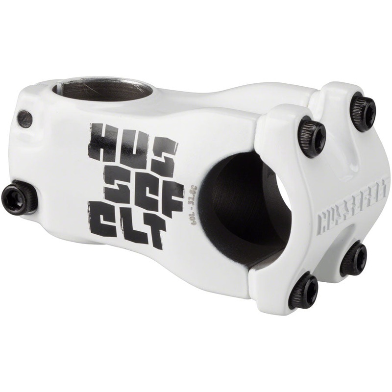TruVativ Hussefelt Stem – 60mm 31.8 Clamp +/-0 1 1/8″ Aluminum White