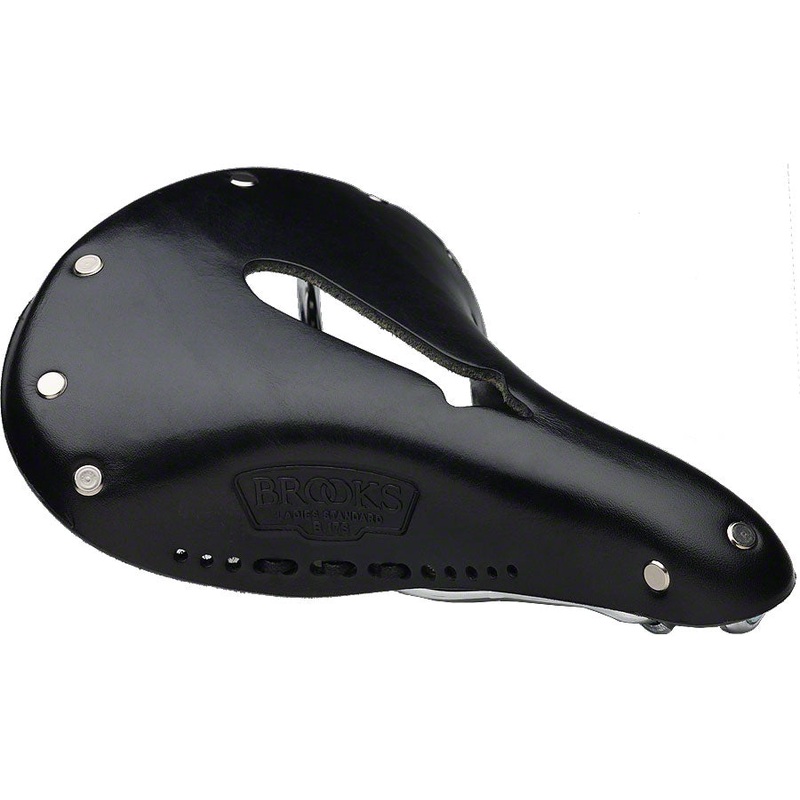 Brooks B17 Carved Saddle – Steel Black Womens