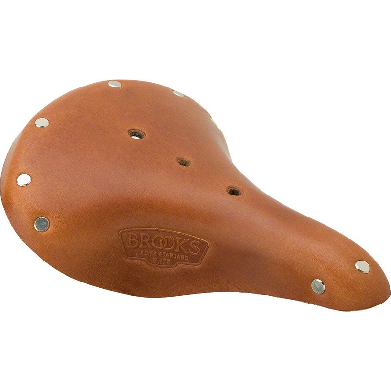 Brooks B17 Standard Saddle – Steel Honey Womens