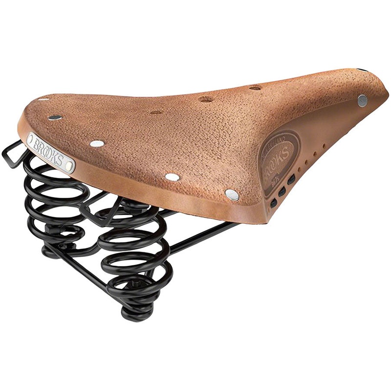 Brooks B67 Saddle – Steel Dark Tan Softened Short