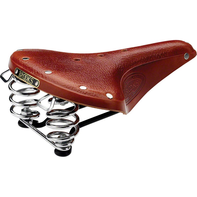 Brooks B67 Saddle – Steel Honey Mens