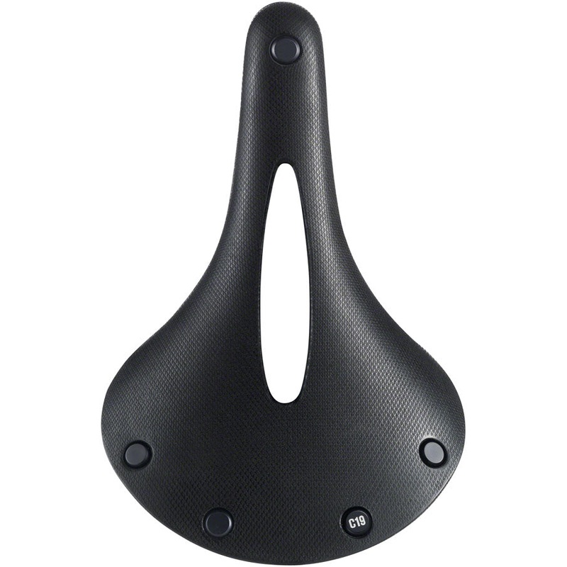 Brooks C19 Carved All Weather Saddle – Steel Black Mens