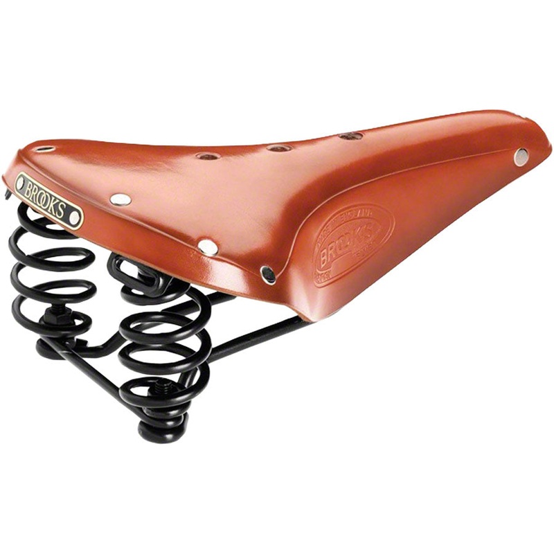 Brooks Flyer Saddle – Steel Honey Mens