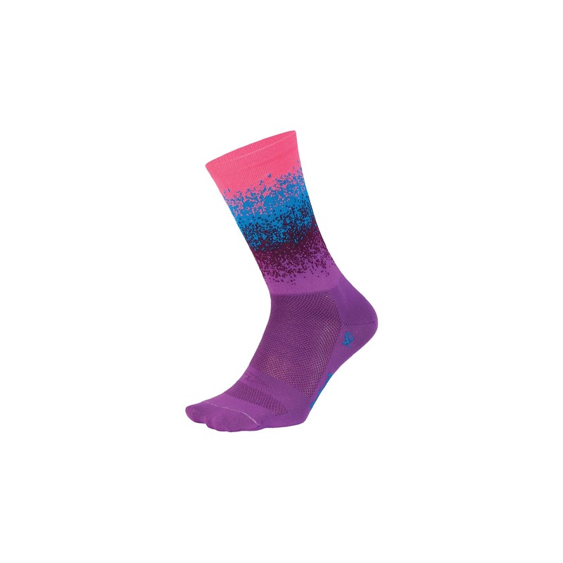 DeFeet Aireator 6″ Ombre Socks 9.5-11.5 Purple