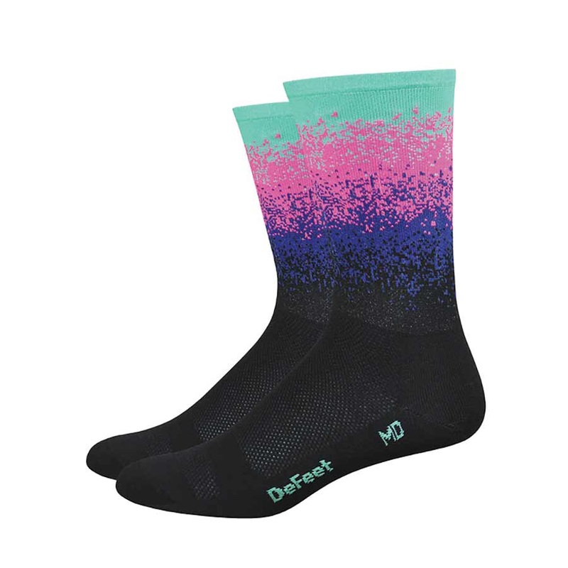 DeFeet Aireator 6″ Socks Black/Celeste M