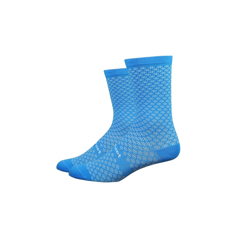 DeFeet Evo 6″ Mont Ventoux Socks Barnstormer Blue M