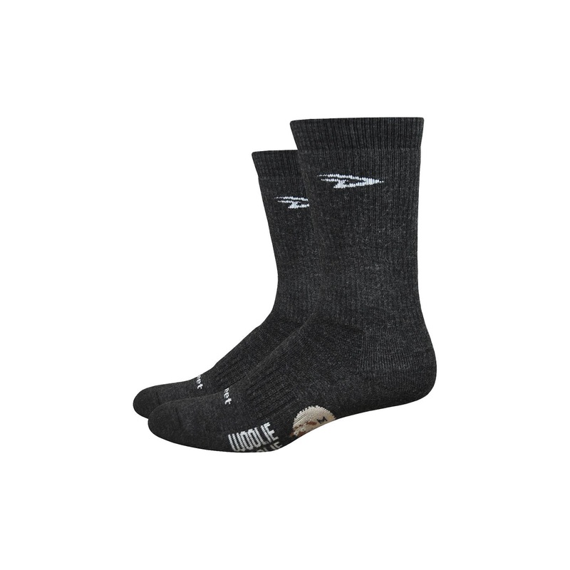 DeFeet Woolie Boolie 6″ D-Logo Socks 12 Charcoal
