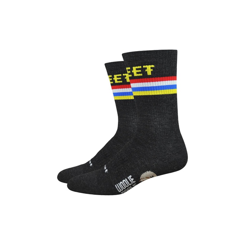 DeFeet Woolie Boolie 6″ D-Podium Socks 9.5-11.5 Charcoal