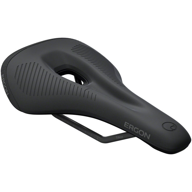 Ergon SMS Comp Saddle – TiNox SL Black Mens Medium/Large