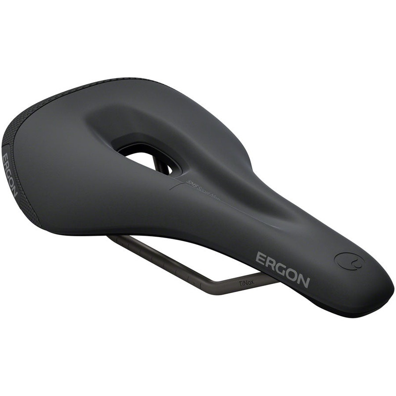 Ergon SMS Sport Saddle – TiNox XP Black Mens Small/Medium