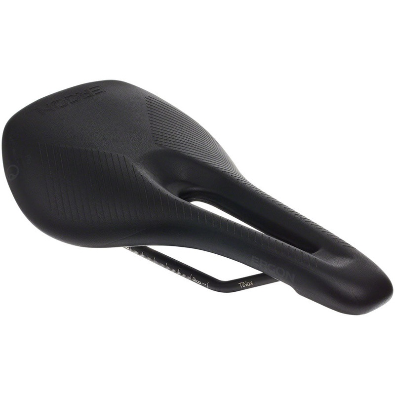 Ergon SR Pro Saddle – TiNnox Black Womens Medium/Large