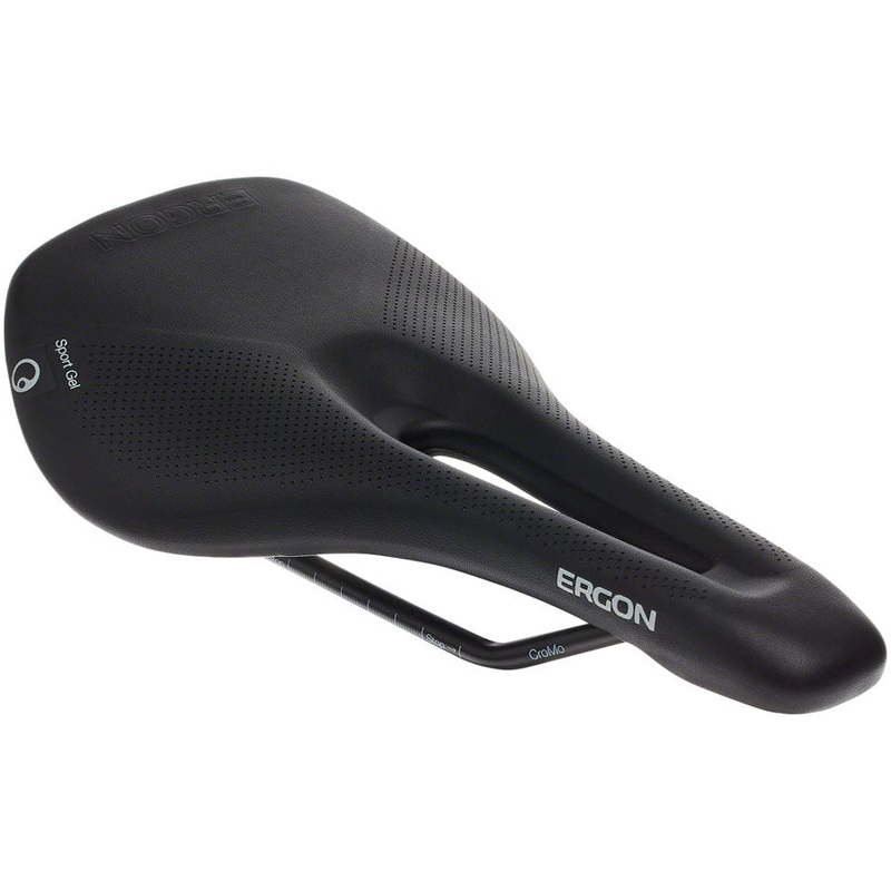 Ergon SR Sport Gel Saddle and Tape – Chromoly Black Womens Medium/Large