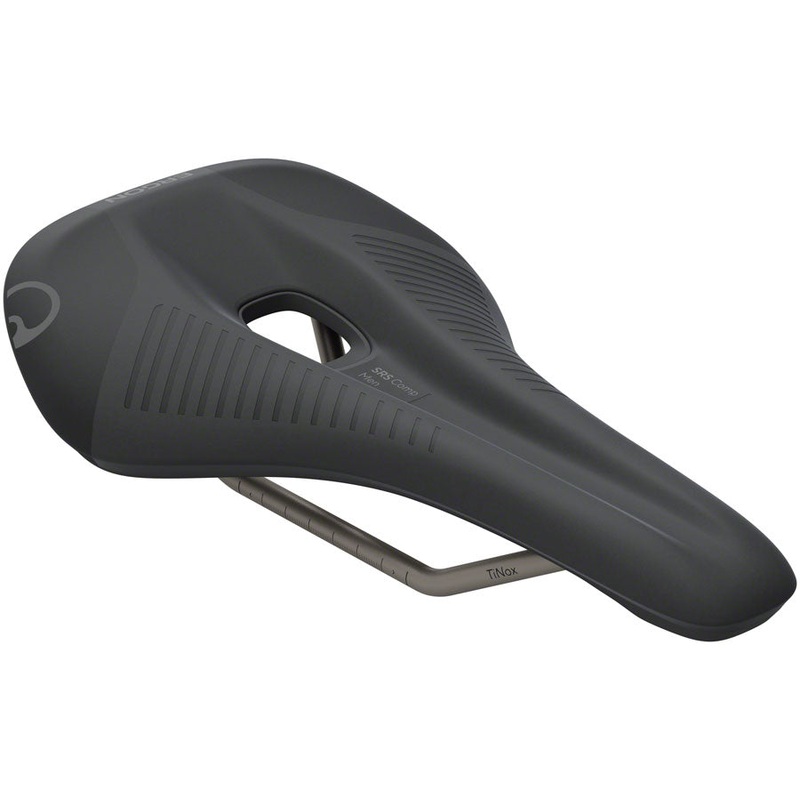 Ergon SRS Comp Saddle – TiNox XP Black Mens Medium/Large