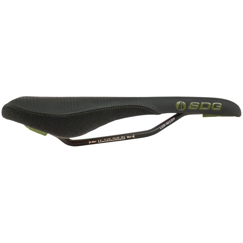 SDG Radar Saddle – Lux-Alloy Black/Olive Green