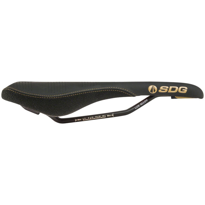 SDG Radar Saddle – Lux-Alloy Black/Tan