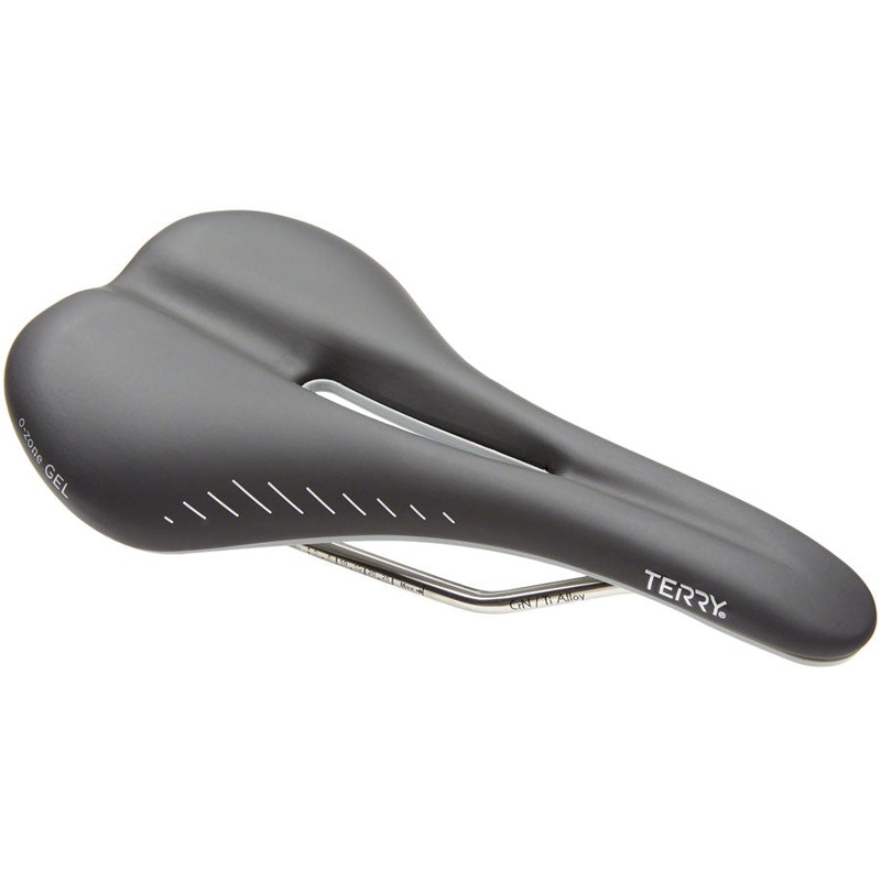 Terry Raven Ti Gel Saddle – Titanium Black