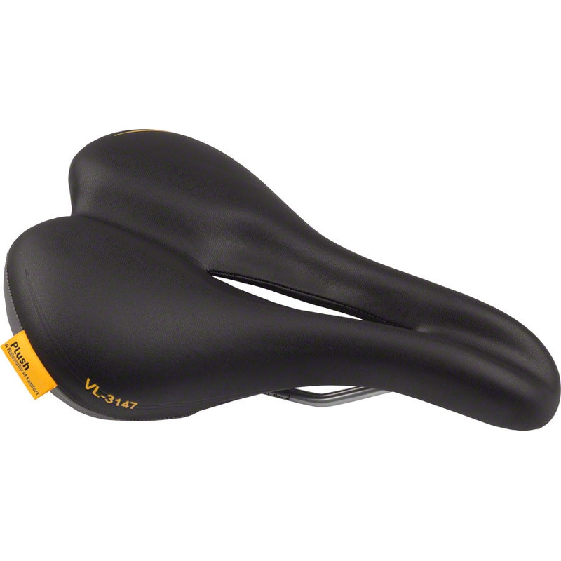 Velo PlushPump Saddle – Steel Black Mens
