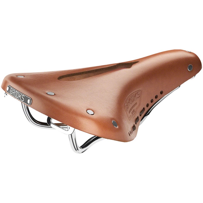 Brooks B17 Carved Saddle – Steel Honey