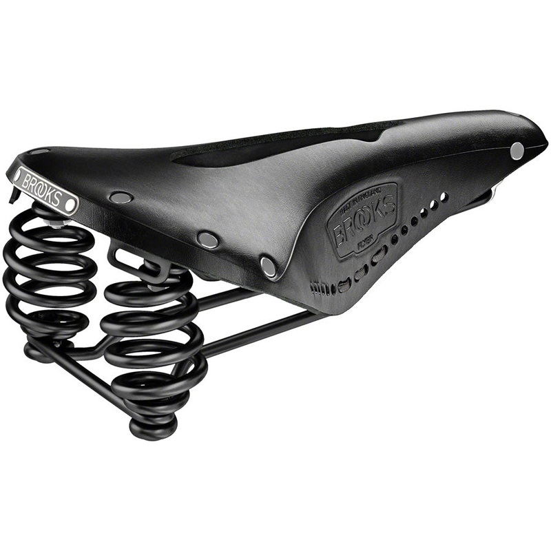 Brooks Flyer Saddle – Steel Carved Black
