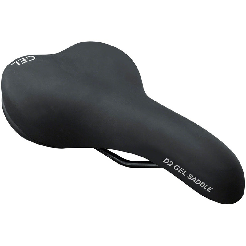 Delta D2 Comfort Gel Saddle – Steel Black