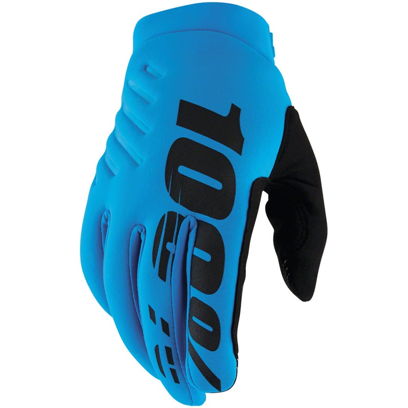 100% Brisker Gloves Turquoise Medium