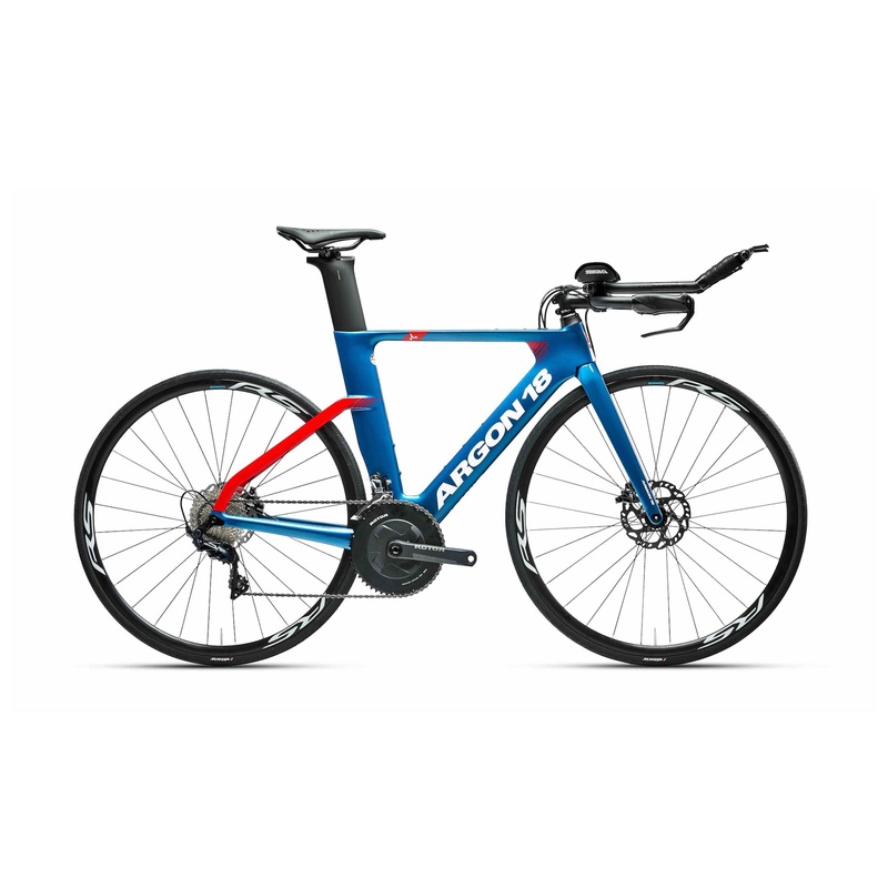 2024 Argon 18 E-117 SRAM Force Mechanical XS Ocean Blue / Red Gloss