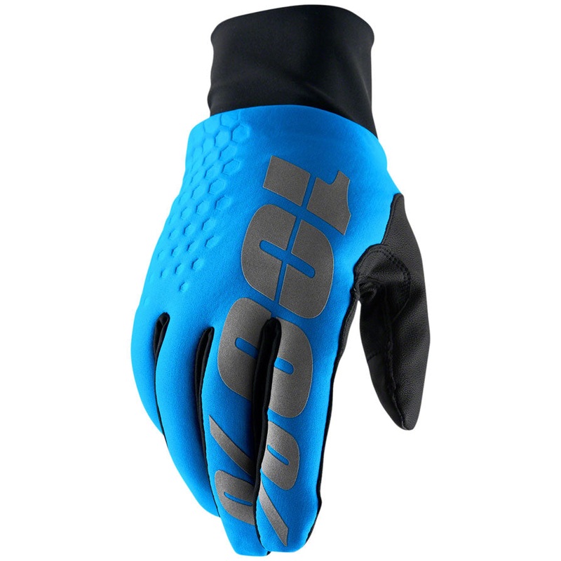 100% Hydromatic Gloves – Full Finger Blue Medium
