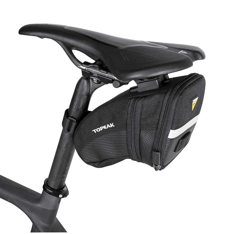Topeak Aero Wedge Seat Bag – QuickClick Medium Black