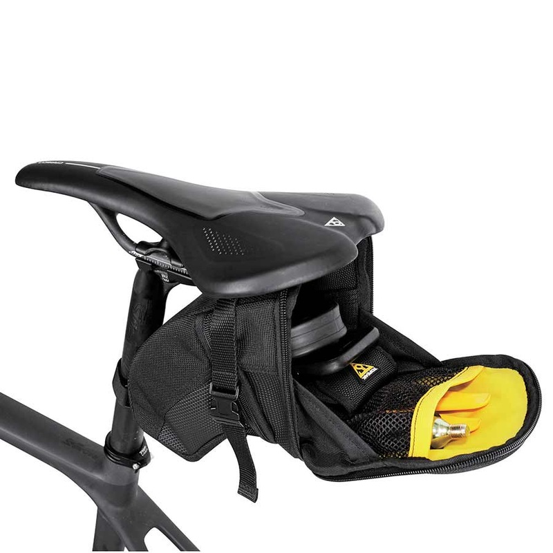 Topeak Aero Wedge Seat Bag – Strap-on Large Black