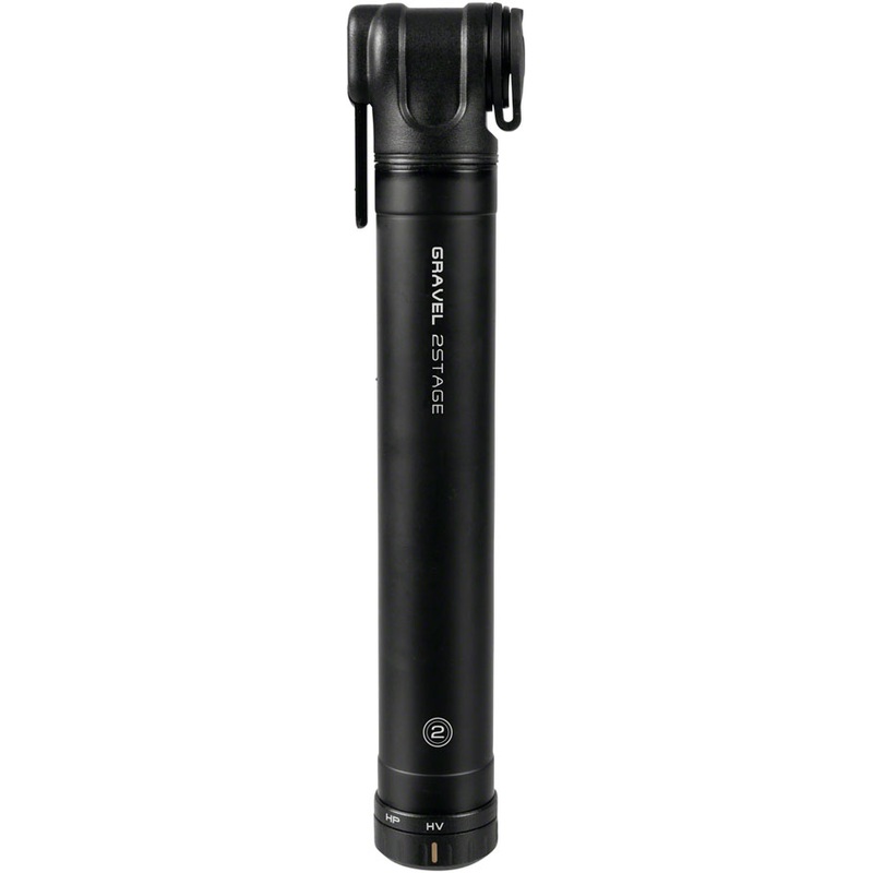 Topeak Gravel Mini Pump – 2Stage 90psi Black