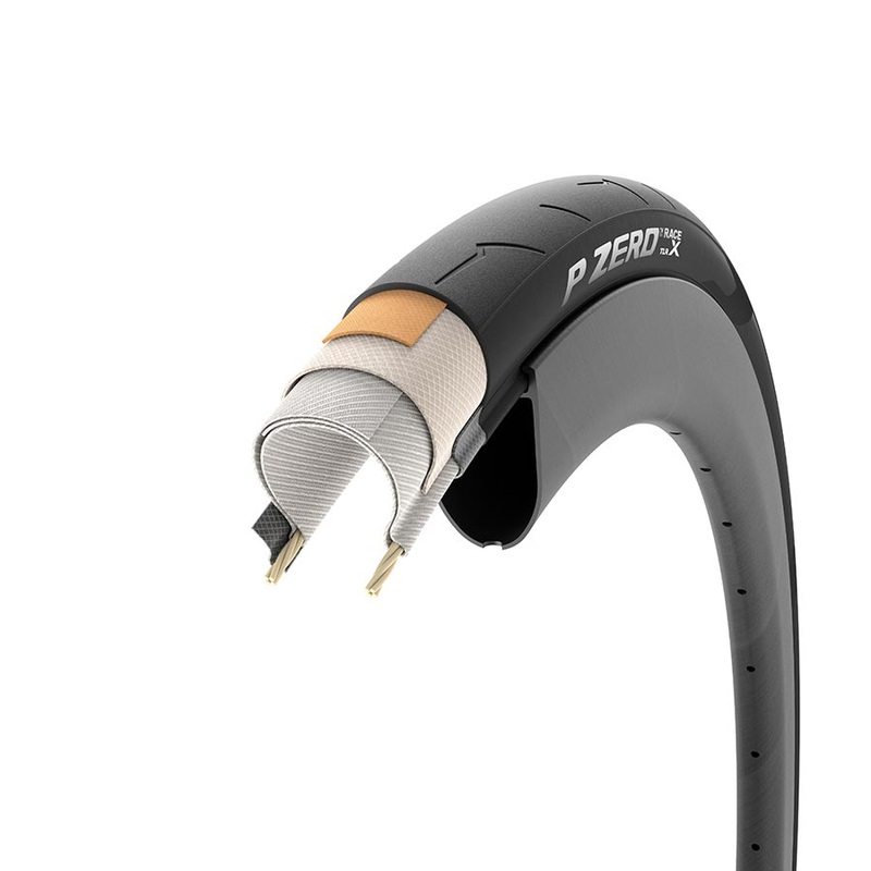 Pirelli P ZERO Race X TLR Tire – 700C Tubeless Folding BLK TechWall+ SmartEvo 700 x 26