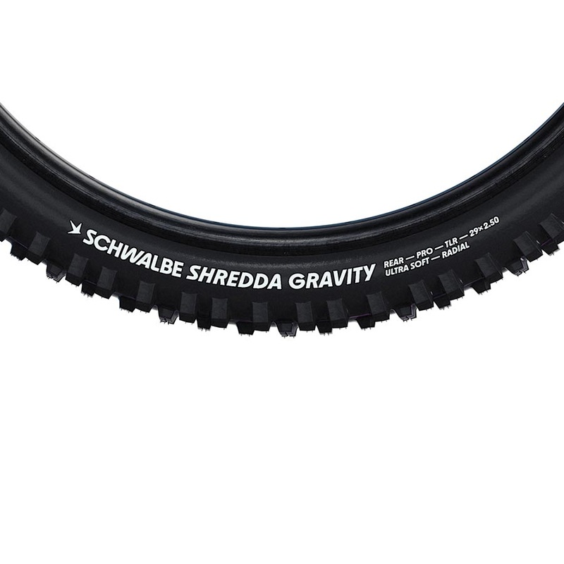 Schwalbe Shredda Mountain Tire 29″x2.50 Folding Tubeless Ready Addix Ultra Soft Gravity Pro – Radial 67TPI Black